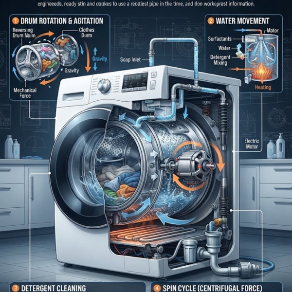 Physics Based Technology Washing Machine: How It Works